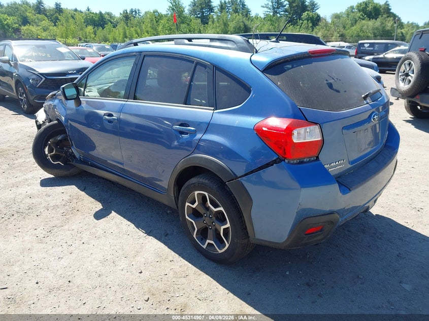 Vin: jf2gpagc8e8309614, lot: 45812833, subaru xv crosstrek 2.0i limited 20143