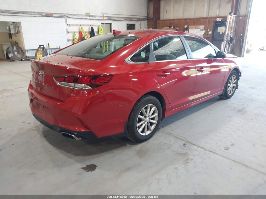 Vin: 5npe24af9kh810338, lot: 45812837, hyundai sonata se 20194