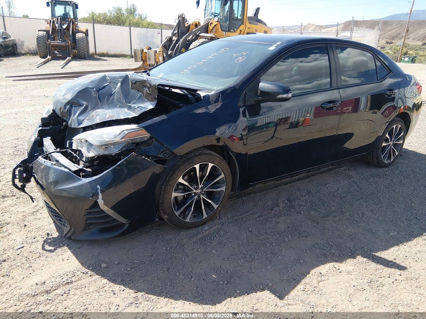 Vin: 2t1burhe1kc213646, lot: 45812838, toyota corolla se 20192