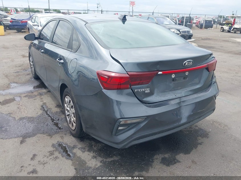 Vin: 3kpf24ad4le208245, lot: 45812854, kia forte fe 20203