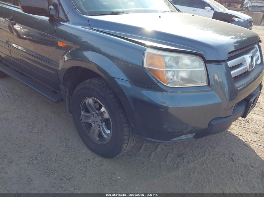 2006 Honda Pilot Lx VIN: 5FNYF18106B027570 Lot: 45314934