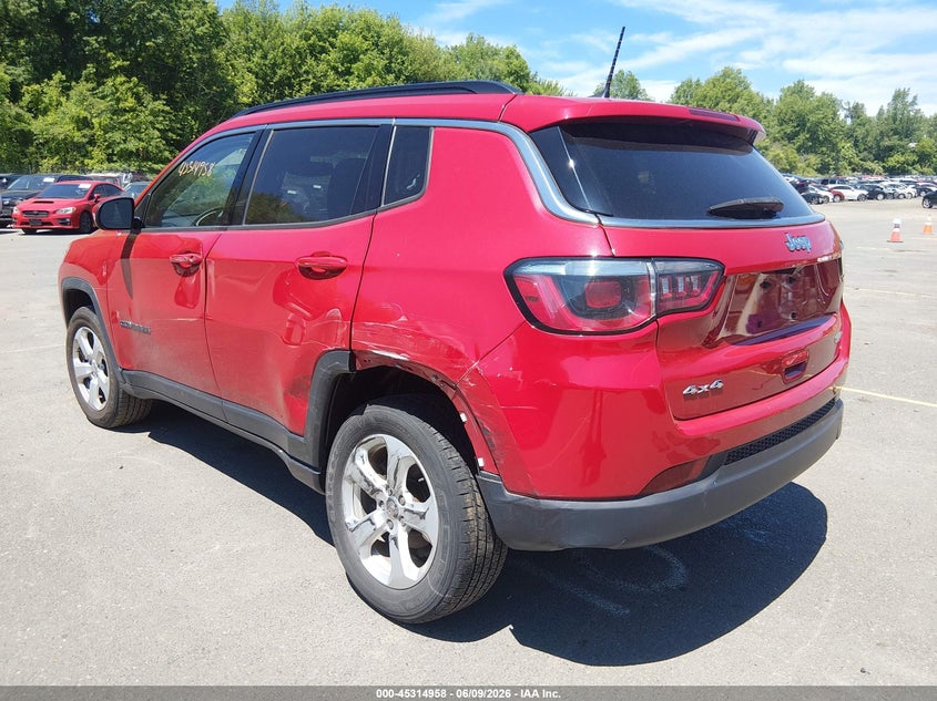 Vin: 3c4njdbb2kt670082, lot: 45812884, jeep compass latitude 4x4 20193