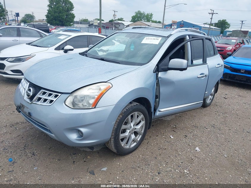 Vin: jn8as5mv8cw389039, lot: 45812962, nissan rogue sv w/sl pkg 20122
