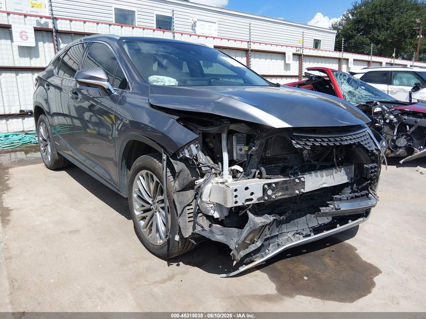 2021 LEXUS RX 450H auction photo 1