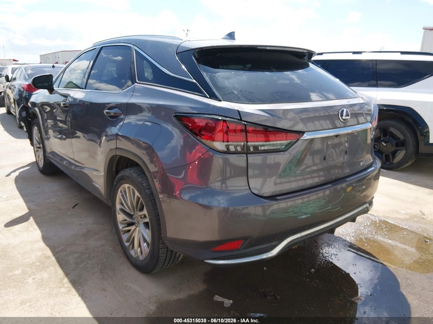 2021 LEXUS RX 450H auction photo 3