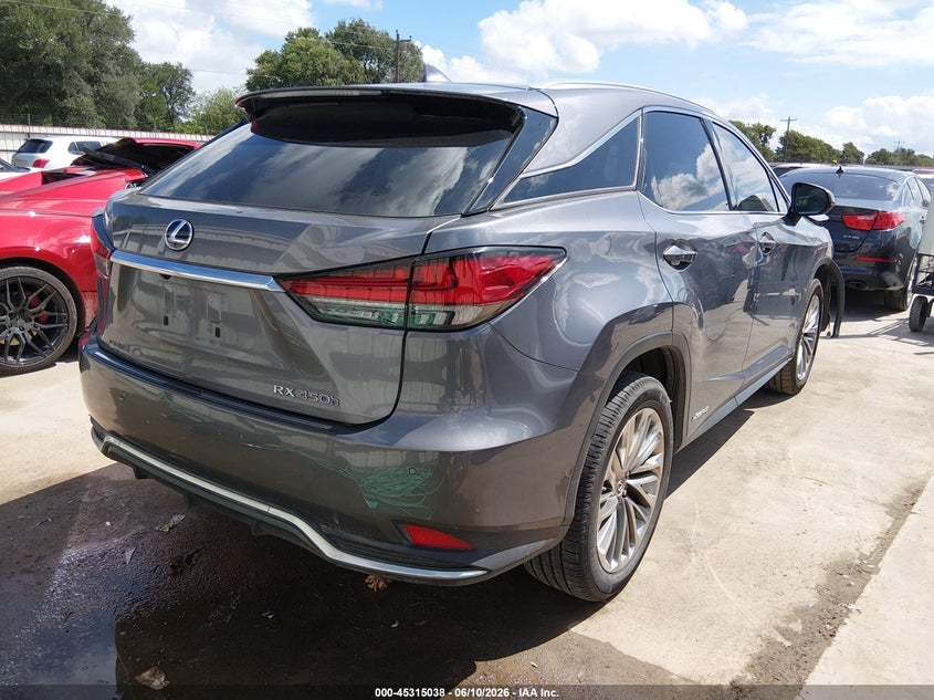 2021 LEXUS RX 450H auction photo 4
