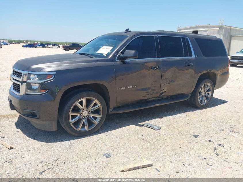 Vin: 1gnschkc6hr401315, lot: 45812967, chevrolet suburban lt 20172