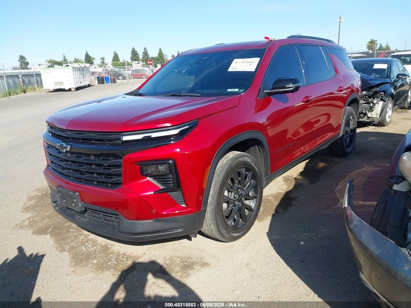 Vin: 1gnergks3rj140867, lot: 45813009, chevrolet traverse fwd lt 20242