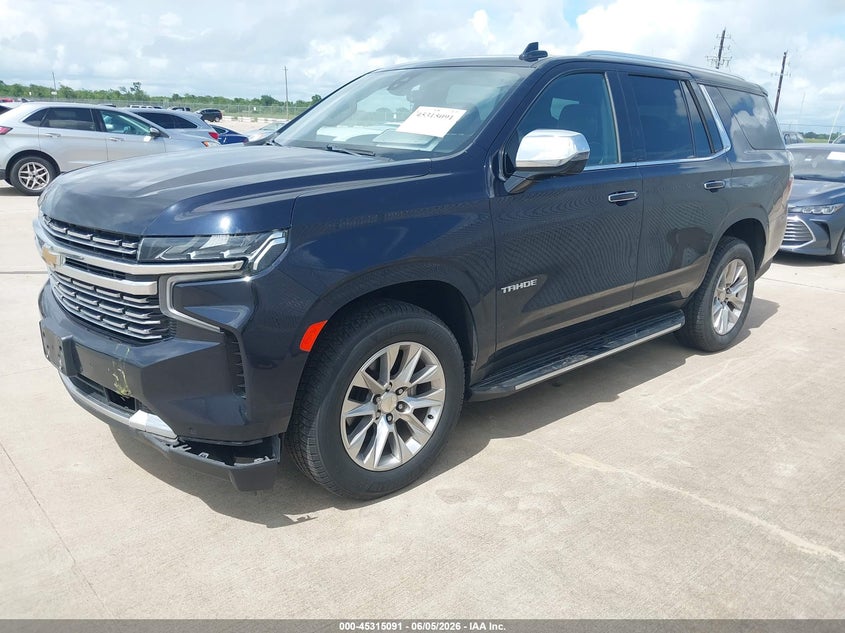 Vin: 1gnskskd8mr115789, lot: 45813017, chevrolet tahoe 4wd premier 20212