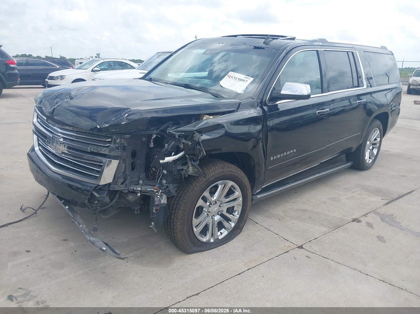Vin: 1gnskkkcxfr170626, lot: 45813024, chevrolet suburban 1500 ltz 20152