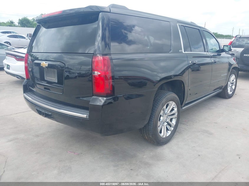 Vin: 1gnskkkcxfr170626, lot: 45813024, chevrolet suburban 1500 ltz 20154