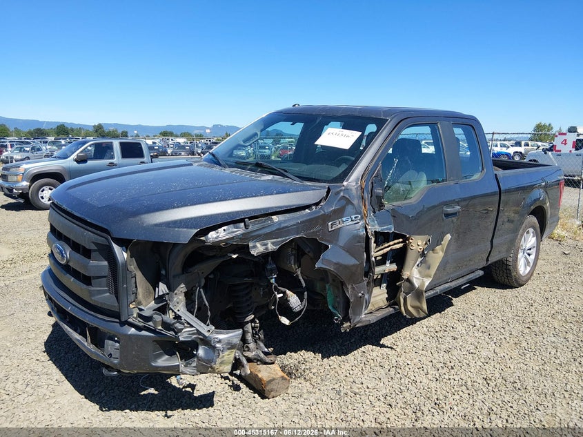 Vin: 1ftex1epxgfb27200, lot: 45813093, ford f-150 xl 20162