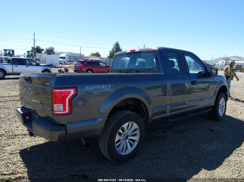 Vin: 1ftex1epxgfb27200, lot: 45813093, ford f-150 xl 20164
