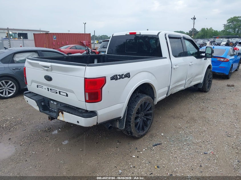 Vin: 1ftfw1e52lfb23321, lot: 45813094, ford f-150 lariat 20204