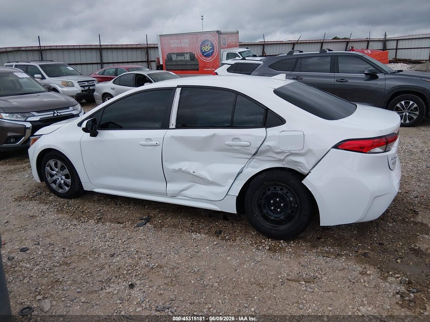 2023 Toyota Corolla Le VIN: 5YFB4MDE1PP077812 Lot: 45315181