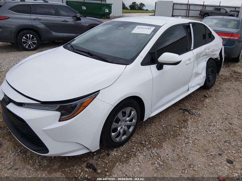 Vin: 5yfb4mde1pp077812, lot: 45813107, toyota corolla le 20232