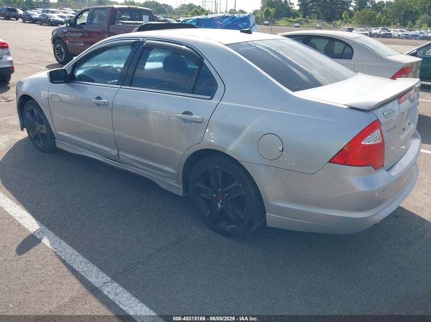 Vin: 3fahp0kc2ar197458, lot: 45813112, ford fusion sport 20103