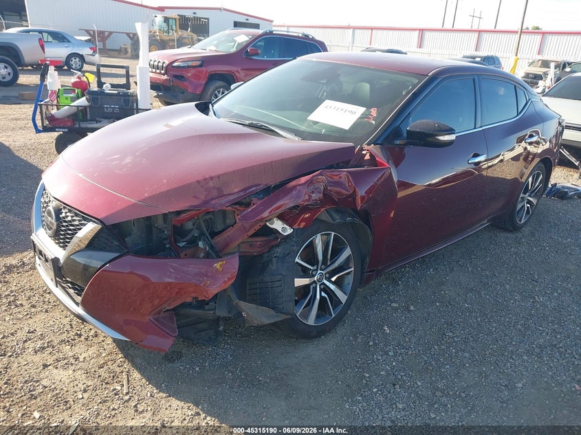 Vin: 1n4aa6cv9lc367029, lot: 45813116, nissan maxima sv xtronic cvt 20202