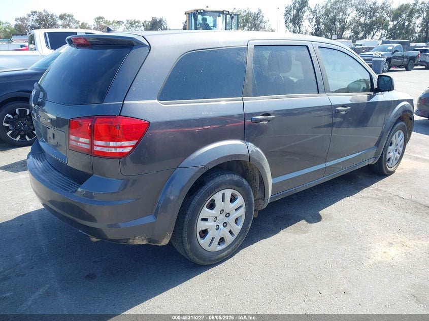 Vin: 3c4pdcab3et192528, lot: 45813153, dodge journey american value pkg 20144