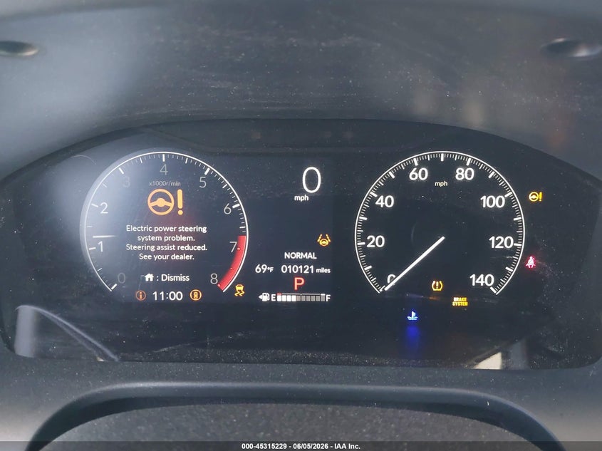2026 HONDA HR-V 2.0L I-4 DI, DOHC, V(VIN: 3CZRZ1H54TM712266