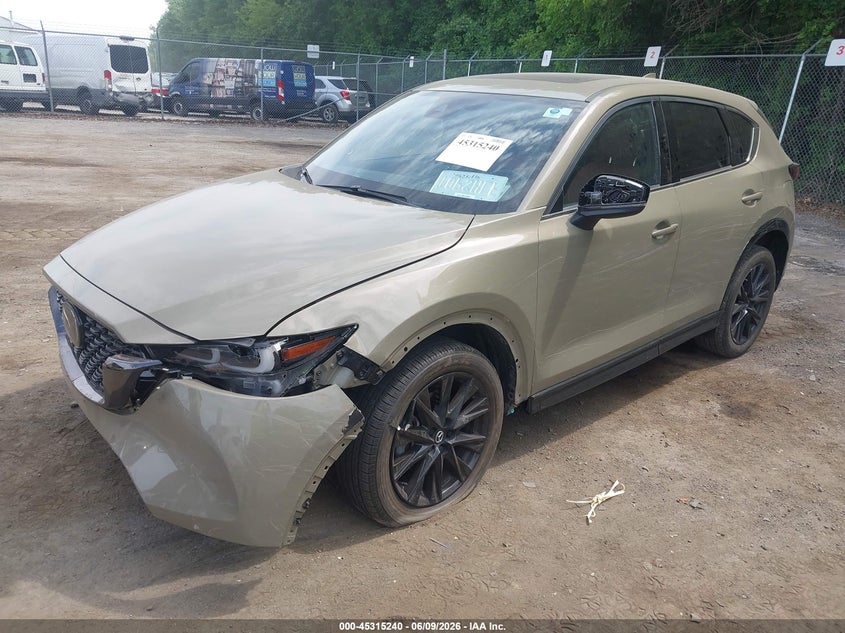Vin: jm3kfbay6r0385625, lot: 45813166, mazda cx-5 2.5 carbon turbo 20242
