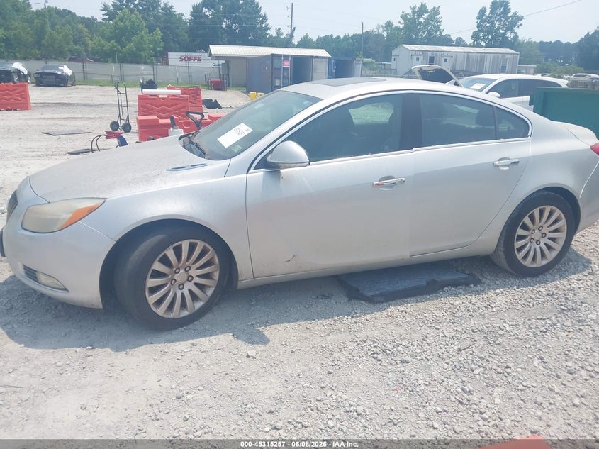 2G4GS5EV9C9155372 2012 Buick Regal 2.0 Turbo - Premium 1 silver