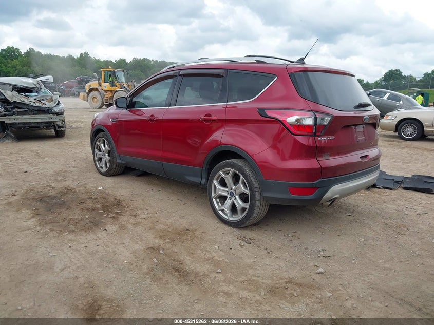 Vin: 1fmcu0j91jub97006, lot: 45813188, ford escape titanium 20183