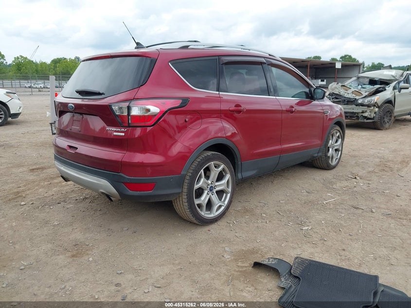 Vin: 1fmcu0j91jub97006, lot: 45813188, ford escape titanium 20184