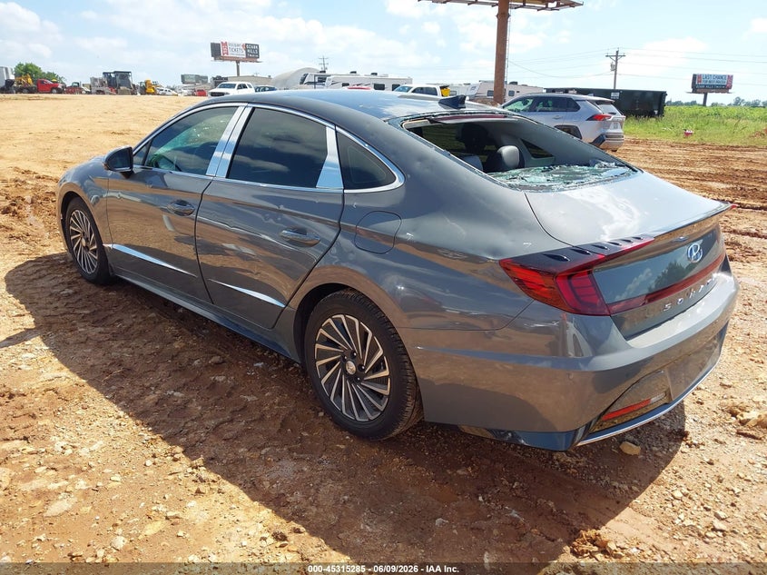 Vin: kmhl54jj5ma021578, lot: 45813211, hyundai sonata limited 20213