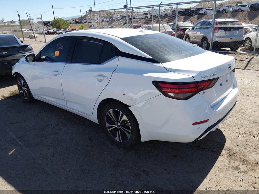2022 NISSAN SENTRA auction photo 3