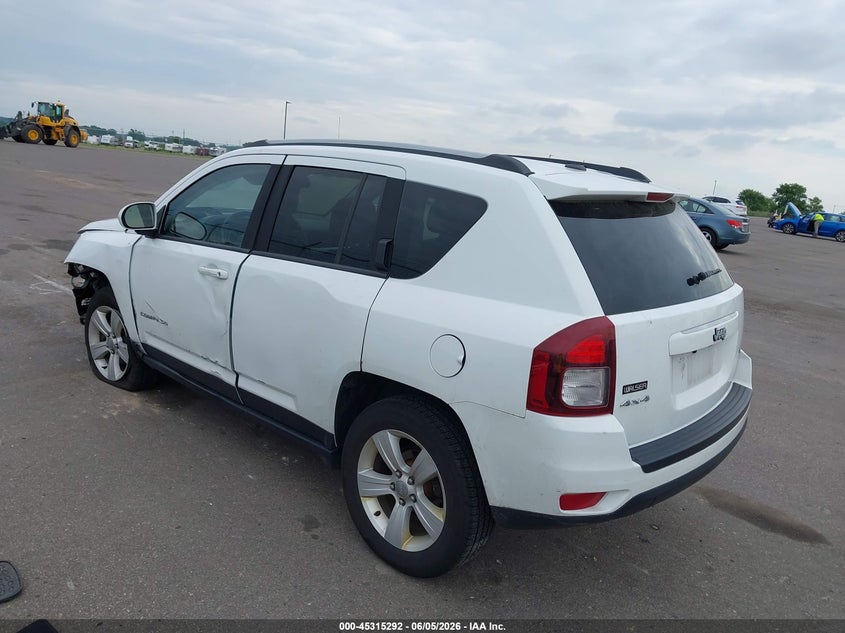 Vin: 1c4njdeb9gd757633, lot: 45813218, jeep compass latitude 20163