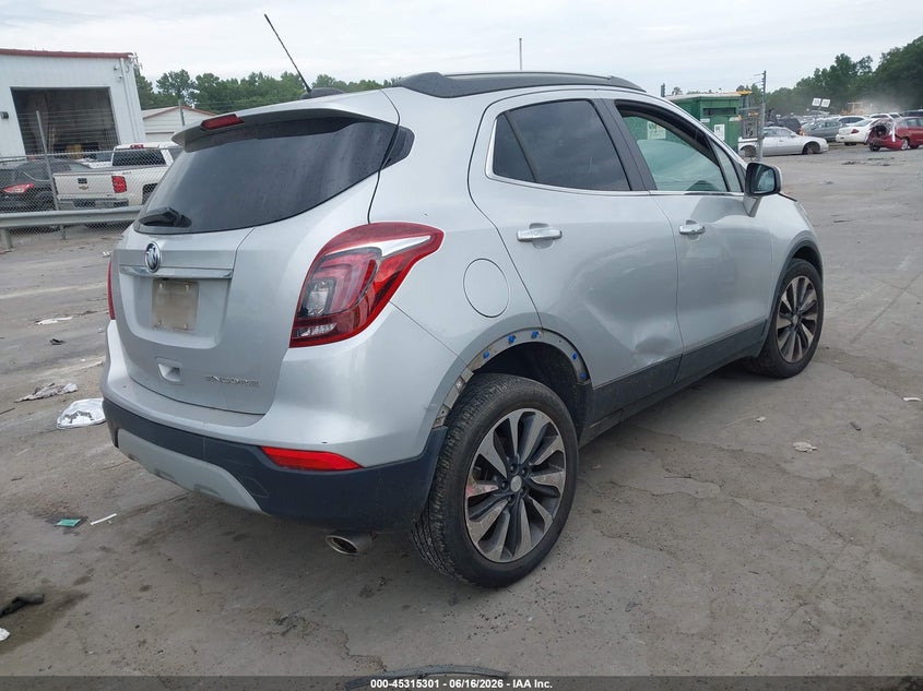 Vin: kl4cjasm6nb519155, lot: 45813227, buick encore fwd preferred 20224