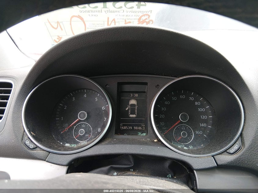 VOLKSWAGEN GOLF 2014 VIN WVWDB7AJXEW009126