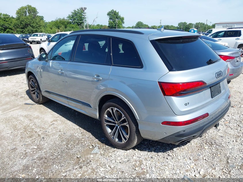 Vin: wa1lcbf7xsd011761, lot: 45813311, audi q7 premium plus 45 tfsi quattro tiptronic 20253