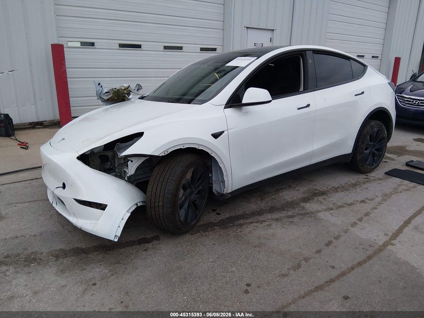 Vin: 7saygdee2sf295958, lot: 45813319, tesla model y long range dual motor all-wheel drive 20252