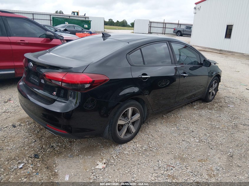 Vin: 3kpfl4a7xje272181, lot: 45813471, kia forte s 20184