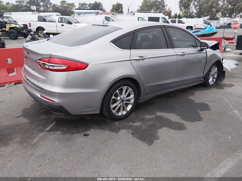 Vin: 3fa6p0lu1lr171094, lot: 45813505, ford fusion hybrid se 20204