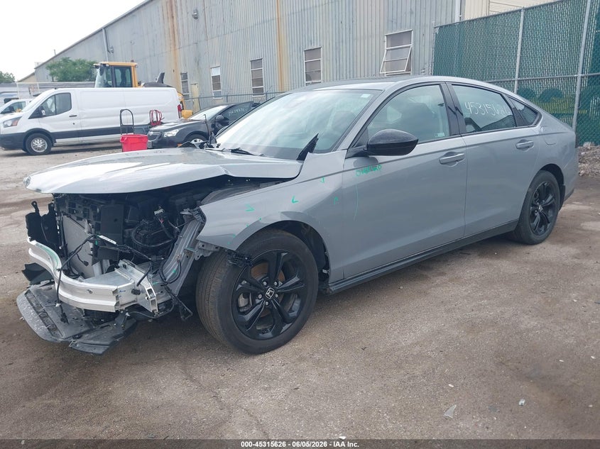 Vin: 1hgcy1f48sa048804, lot: 45813552, honda accord se 20252