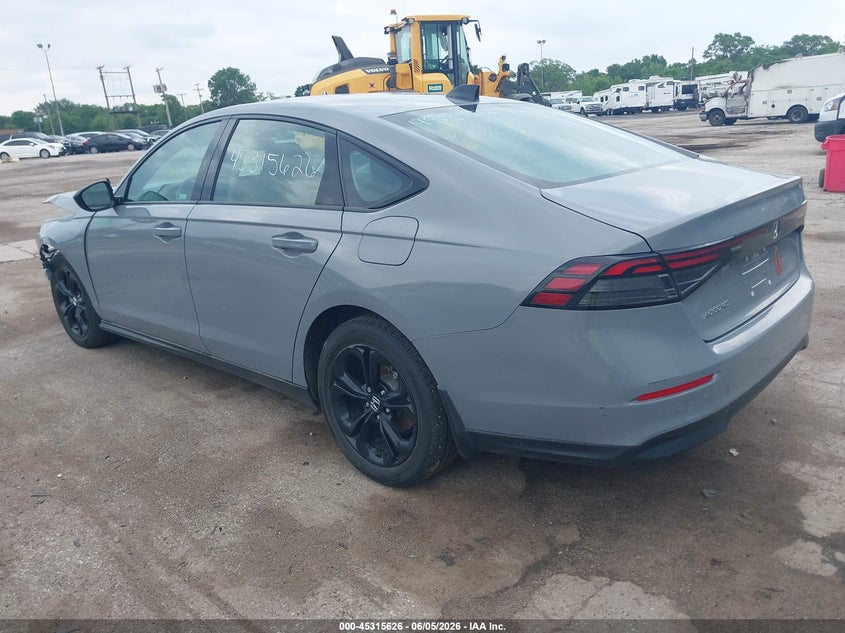 Vin: 1hgcy1f48sa048804, lot: 45813552, honda accord se 20253