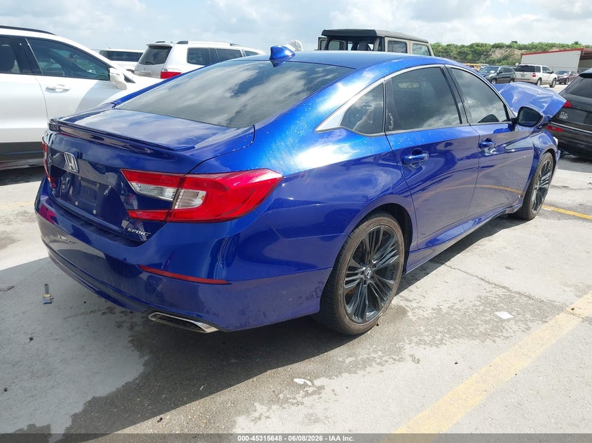 Vin: 1hgcv1f32ja001962, lot: 45813574, honda accord sport 20184
