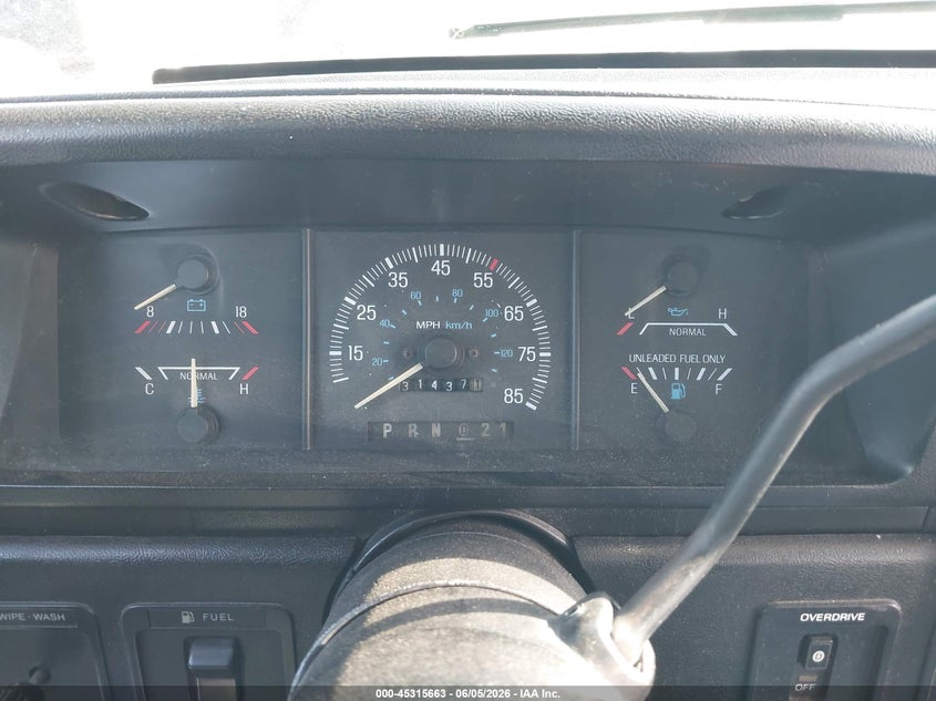 FORD F250 1989 VIN 1FTHF25G9KPA29235