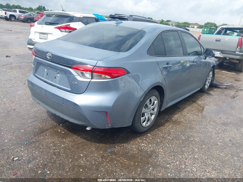 Vin: 5yfb4mde3sp262842, lot: 45813594, toyota corolla le 20254