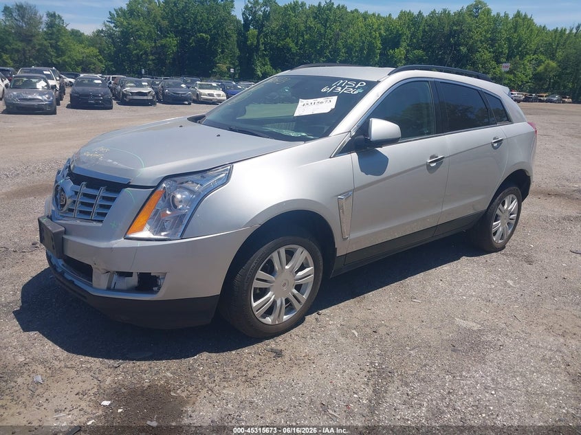 Vin: 3gyfnae36gs559294, lot: 45813599, cadillac srx standard 20162