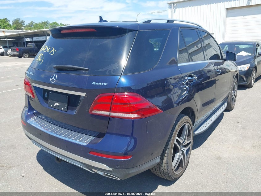 Vin: 4jgda5gb5kb206050, lot: 45813601, mercedes-benz gle 400 4matic 20194