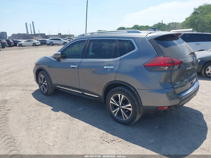 Vin: 5n1at2mv5hc862827, lot: 45813662, nissan rogue sl 20173