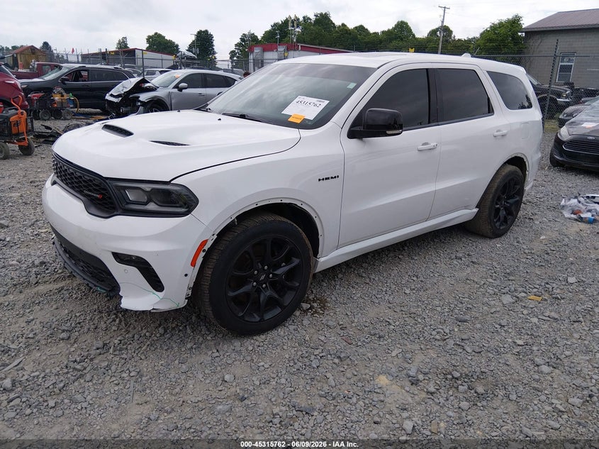 Vin: 1c4sdjct4nc195681, lot: 45813688, dodge durango r/t awd 20222