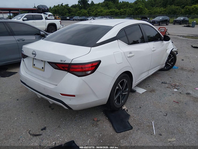 Vin: 3n1ab8cv0ry351128, lot: 45813696, nissan sentra sv xtronic cvt 20244