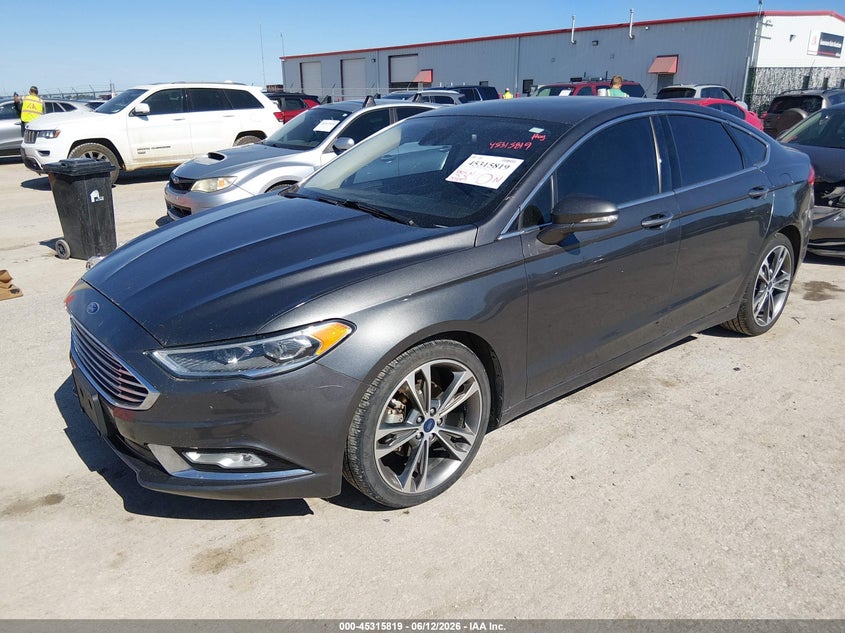 Vin: 3fa6p0d92hr247214, lot: 45813745, ford fusion titanium 20172