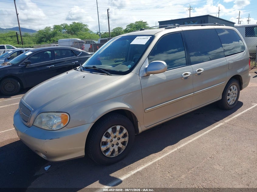2005 KIA SEDONA auction photo 2