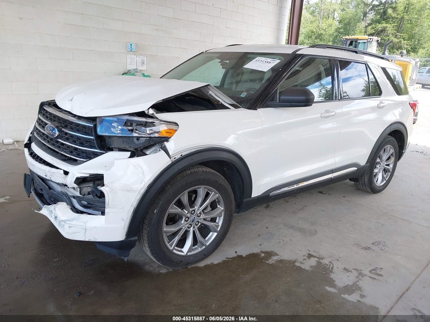 Vin: 1fmsk7dh1mgc13706, lot: 45813813, ford explorer xlt 20212